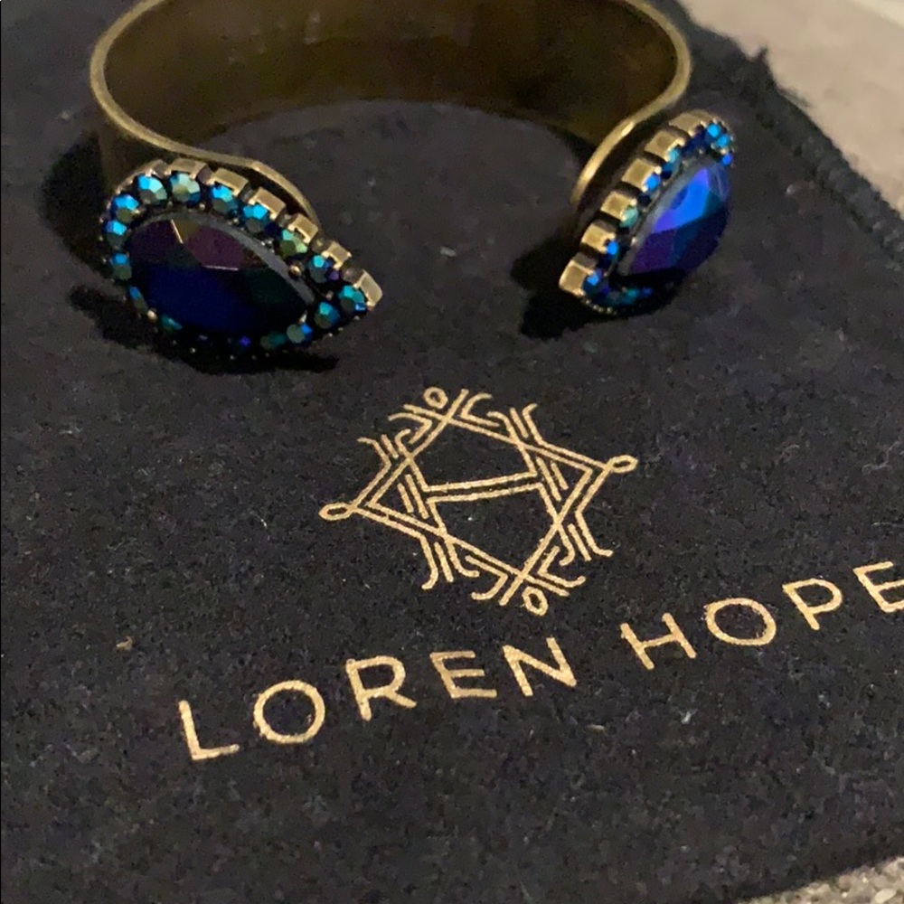 Loren hope large sarra cuff in midnight